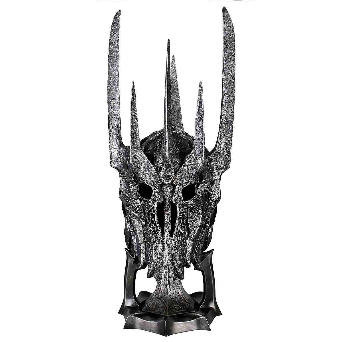 Herr der Ringe Die Gefährten 40 cm 1/2 Saurons Helm Replik von United Cutlery 