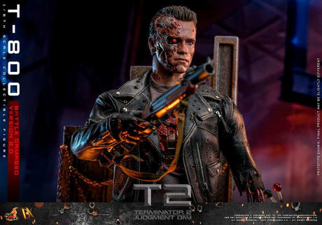 Hot Toys Terminator 2 T-800 Battle Damaged Version 2.0 1/6 Actionfigur 4