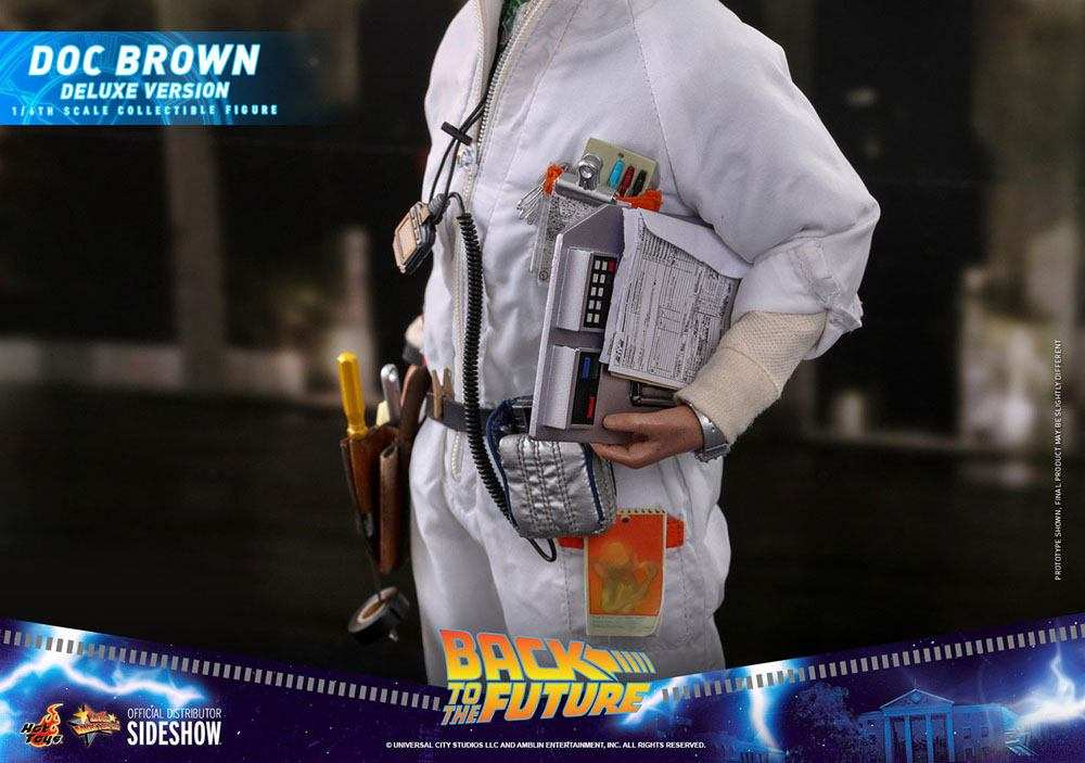 Zurück in die Zukunft Doc Brown (Deluxe Version) 1/6 Actionfigur von Hot Toys 17