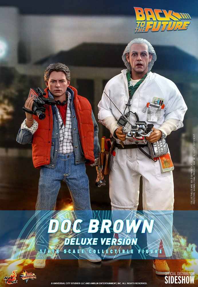 Zurück in die Zukunft Doc Brown (Deluxe Version) 1/6 Actionfigur von Hot Toys 2