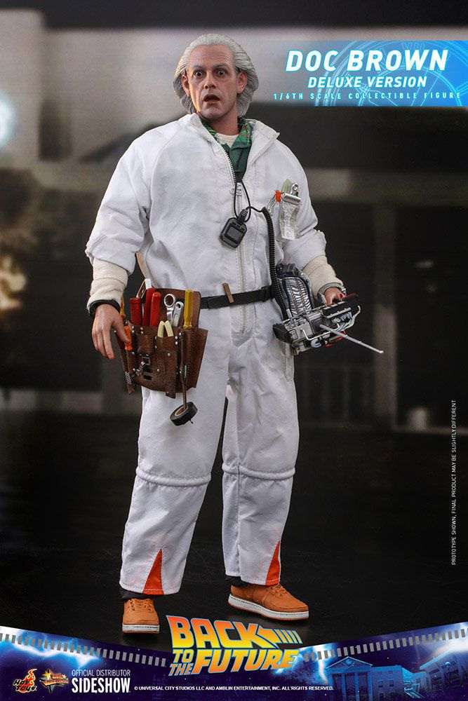 Zurück in die Zukunft Doc Brown (Deluxe Version) 1/6 Actionfigur von Hot Toys 6