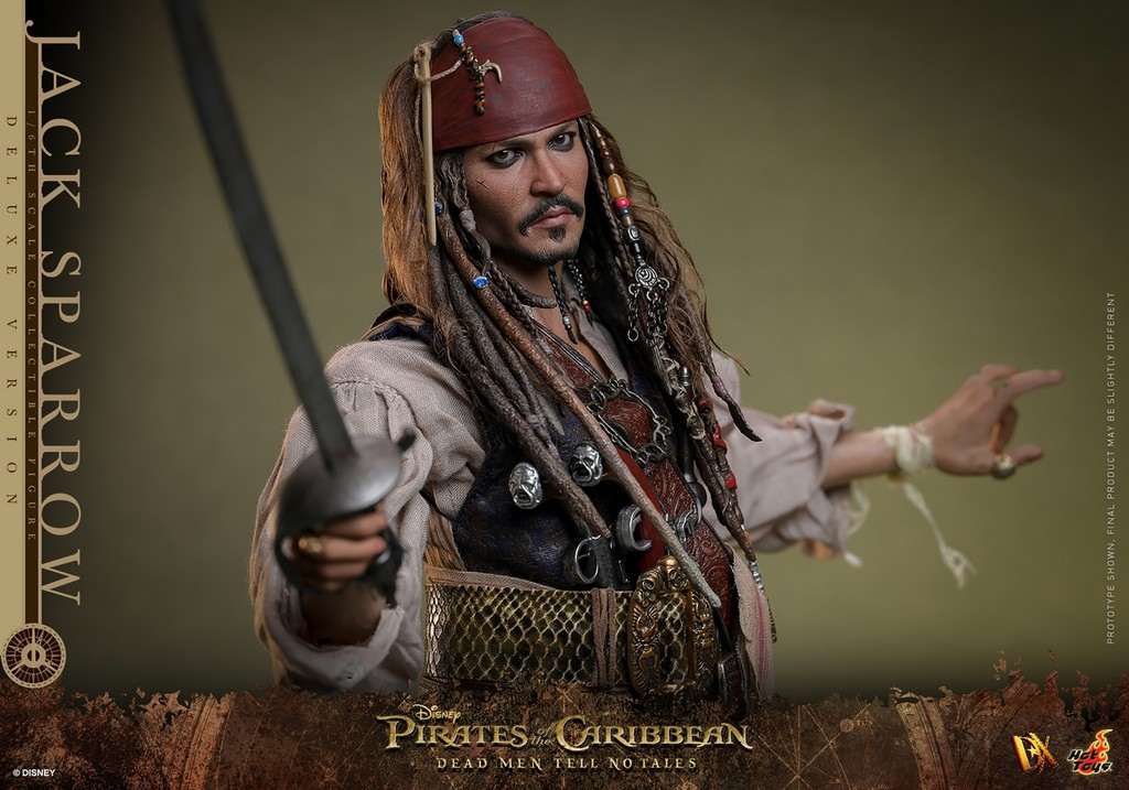 Pirates of the Caribbean Jack Sparrow Deluxe DX38 Dead Men Tell No Tales Actionfigur 14