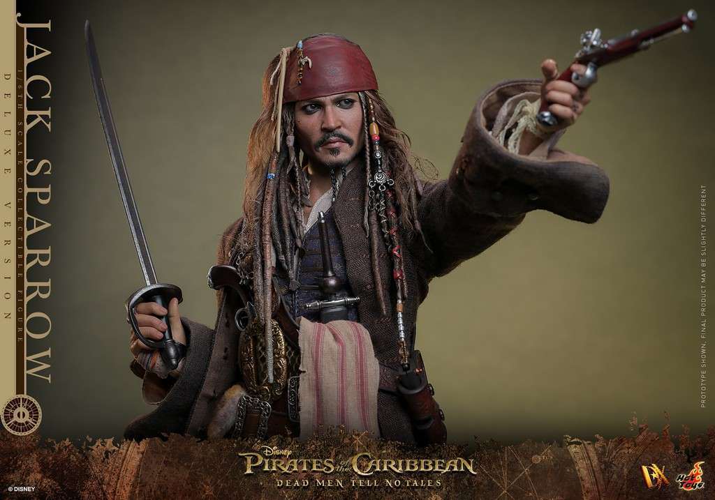 Pirates of the Caribbean Jack Sparrow Deluxe DX38 Dead Men Tell No Tales Actionfigur15