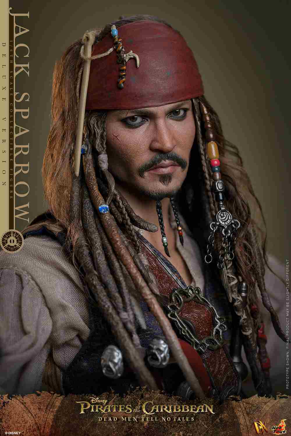 Pirates of the Caribbean Jack Sparrow Deluxe DX38 Dead Men Tell No Tales Actionfigur 18