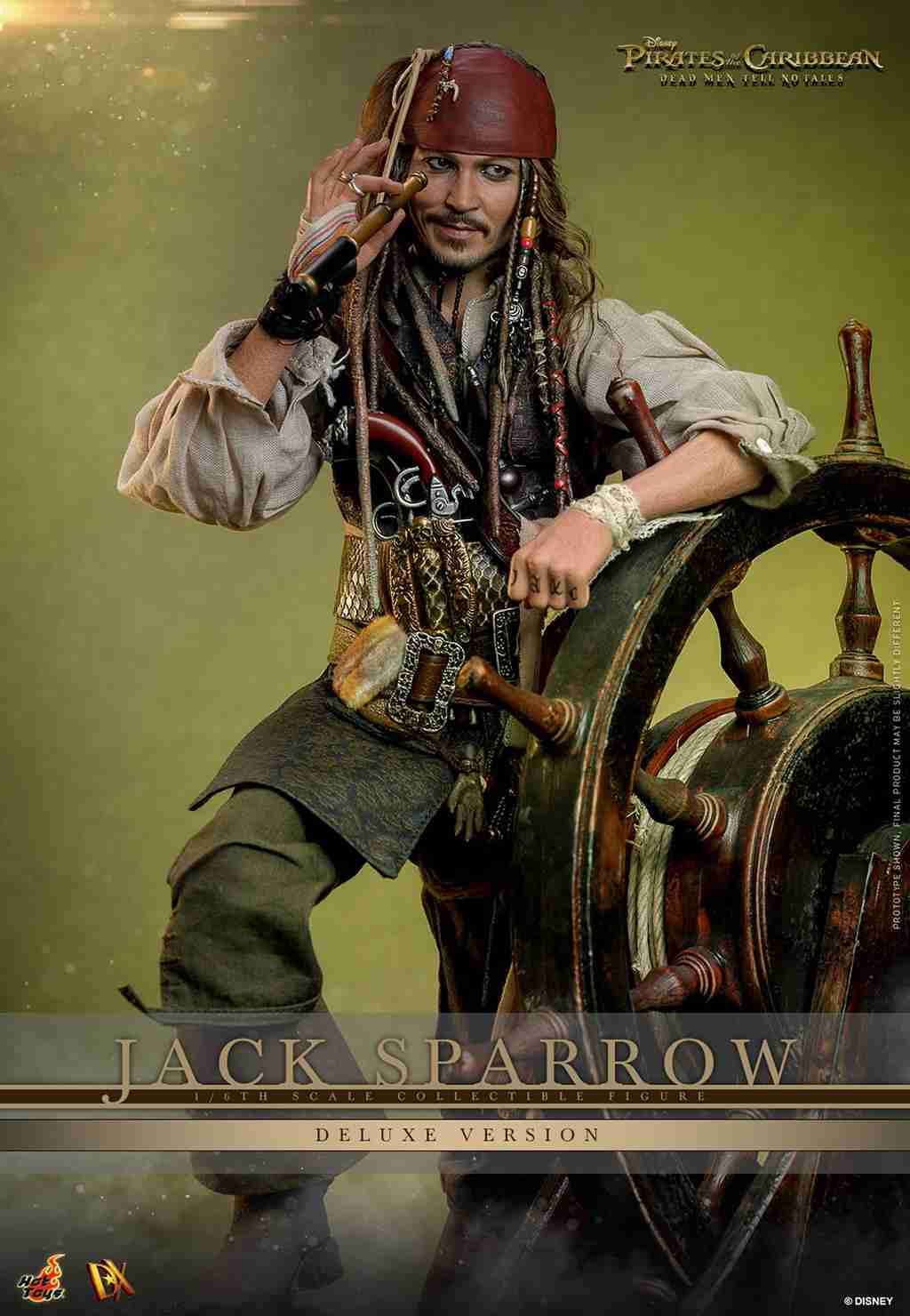 Pirates of the Caribbean Jack Sparrow Deluxe DX38 Dead Men Tell No Tales Actionfigur 2