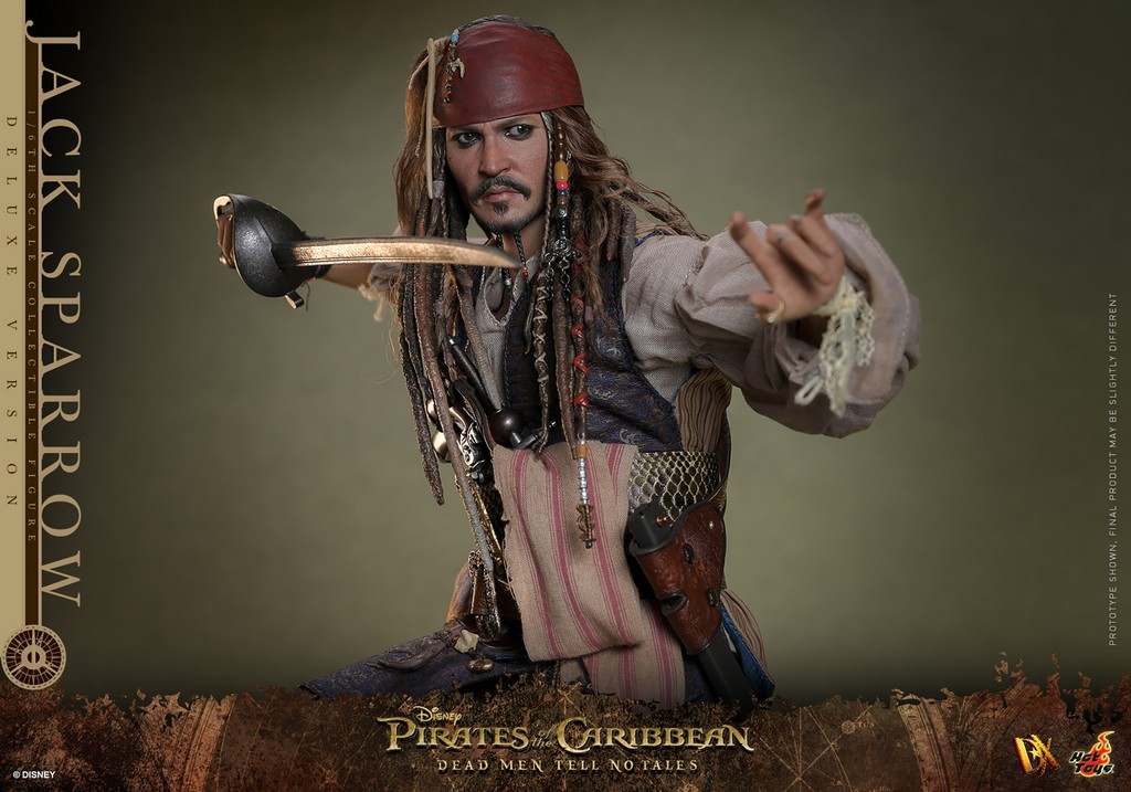 Pirates of the Caribbean Jack Sparrow Deluxe DX38 Dead Men Tell No Tales Actionfigur 22