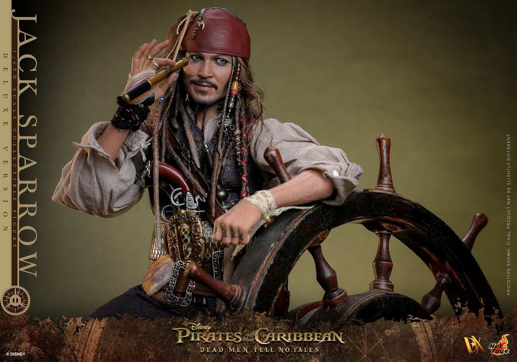 Pirates of the Caribbean Jack Sparrow Deluxe DX38 Dead Men Tell No Tales Actionfigur 4