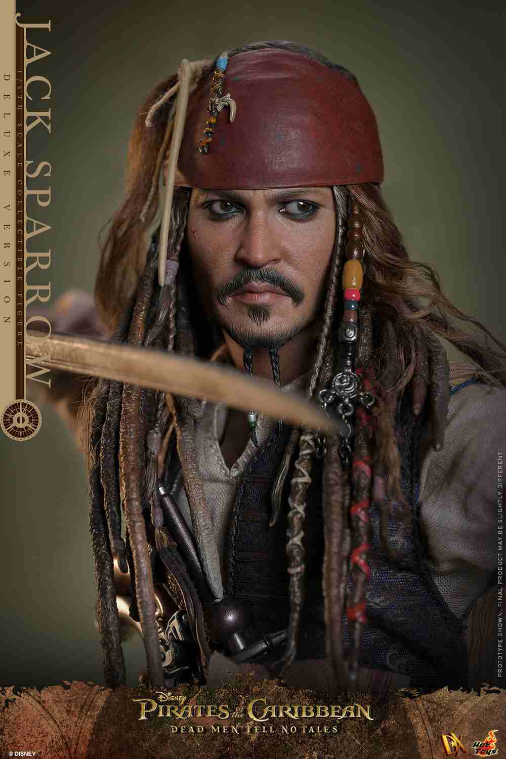 Pirates of the Caribbean Jack Sparrow Deluxe DX38 Dead Men Tell No Tales Actionfigur 5