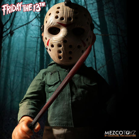 Jason Voorhees 38 cm Puppe mit Machete und Maske von Mezco Toyz