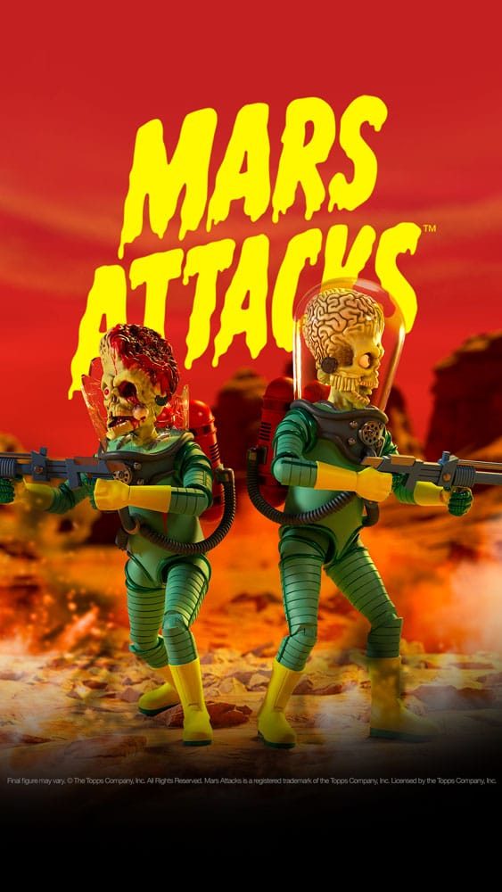 Mars Attacks Ultimates Martian Wave 1 (Smashing the Enemy) Actionfigur von Super 7 3