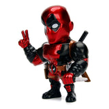 Marvel Deadpool Diecast 10cm Minifigur von  Jada Toys zeigt Peacezeichen