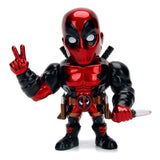 Marvel Deadpool Diecast 10cm Minifigur von  Jada Toys zeigt Peacezeichen