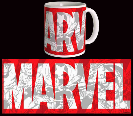 Marvel Comics Big Logo Tasse von SEMIC