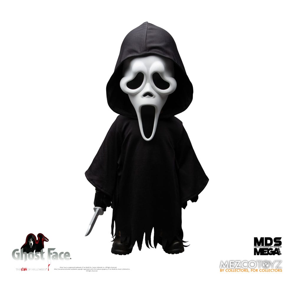 MEZCO Ghost Face MDS Mega Scale 38 cm Puppe für Sammler und Horrorfans