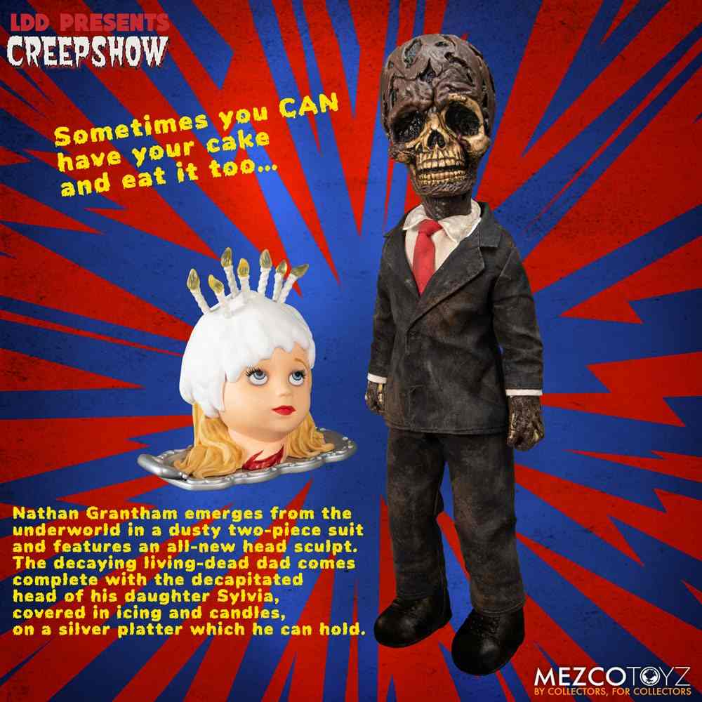 Creepshow (1982) Nathan Grantham Father's Day Living Dead Dolls Puppe von MEZCO 11