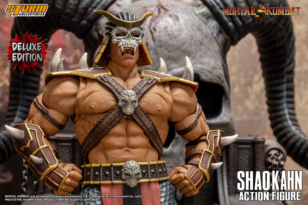 Mortal Kombat Shao Kahn Deluxe Edition 1/12 Actionfigur