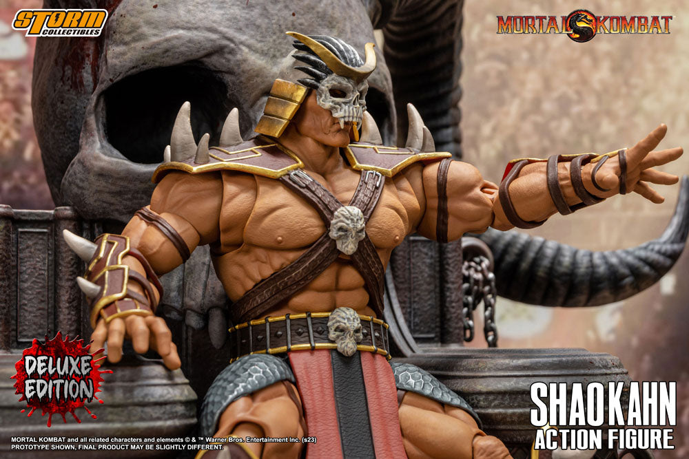 Mortal Kombat Shao Kahn Deluxe Edition 1/12 Actionfigur