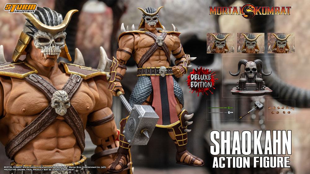 Mortal Kombat Shao Kahn Deluxe Edition 1/12 Actionfigur