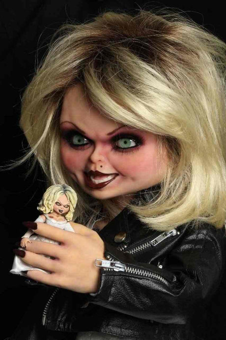 Chucky und seine Braut (Bride of Chucky) 1/1 Tiffany Prop Replik Puppe von NECA 6