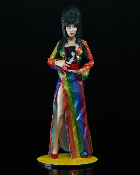 Elvira Mistress of the Dark Over the Rainbow Clothed Actionfigur von NECA 