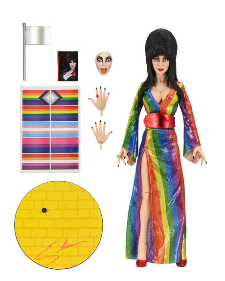 Elvira Mistress of the Dark Over the Rainbow Clothed Actionfigur von NECA 4