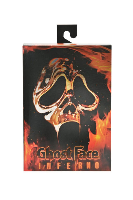 Scream Ultimate Ghost Face Inferno Actionfigur von NECA Verpackung vorne