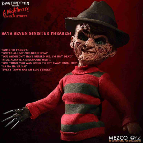 Nightmare on Elm Street - &nbsp;Freddy Krueger Talking 25 cm LDD Living Dead Dolls von Mezco Toyz 6