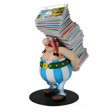 Offiziell lizenzierte Asterix-Statue, 21 cm groß, aus Resin gefertigt, ideal für Fans und Sammler von Plastoy