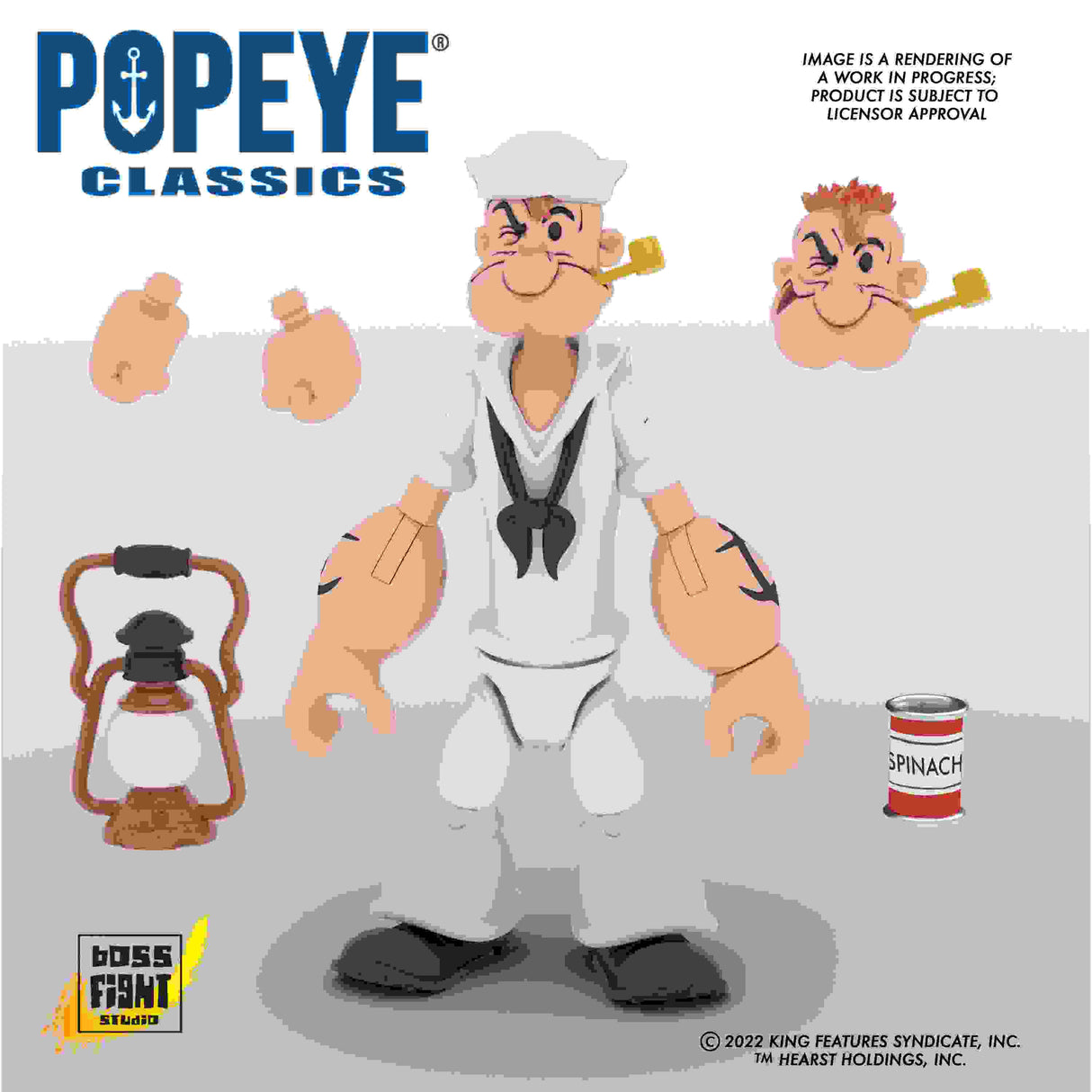 Popeye White Sailor Suit Wave 02 Actionfigur