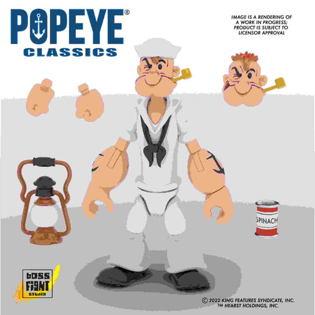 Popeye White Sailor Suit Wave 02 Actionfigur