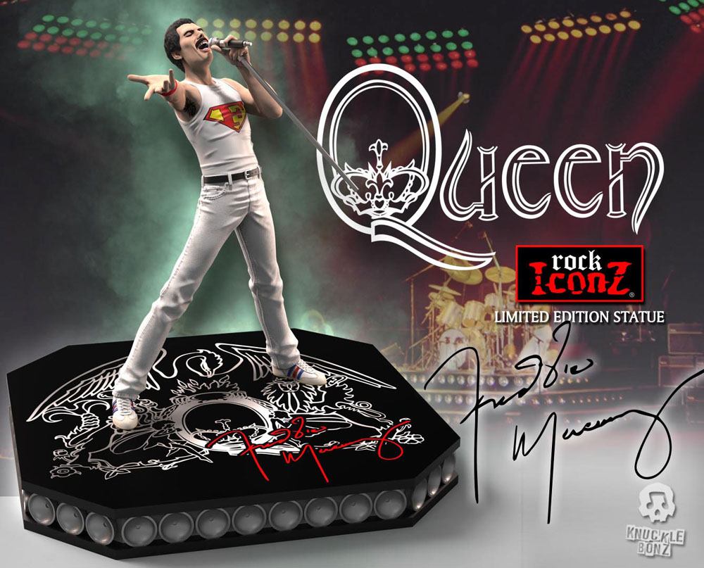 Queen Rock Iconz Statue Freddie Mercury Limited Edition 23 cm Knucklebonz