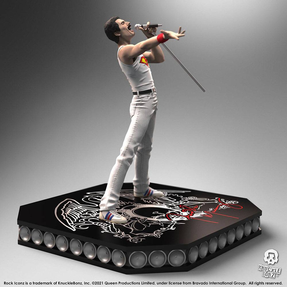 Queen Rock Iconz Statue Freddie Mercury Limited Edition 23 cm Knucklebonz