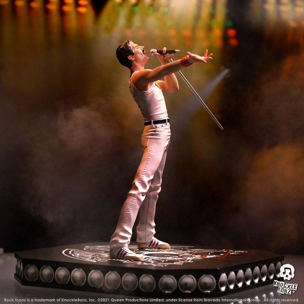 Queen Rock Iconz Statue Freddie Mercury Limited Edition 23 cm Knucklebonz