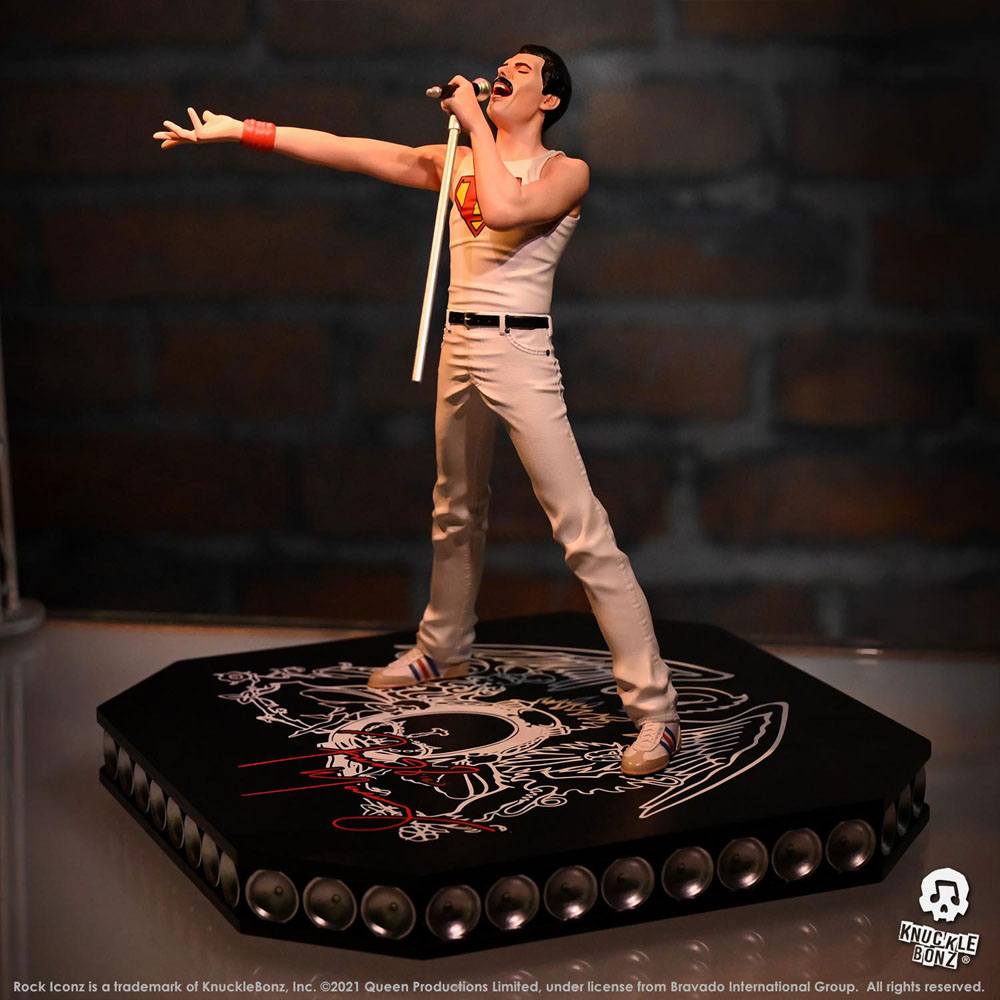 Queen Rock Iconz Statue Freddie Mercury Limited Edition 23 cm Knucklebonz