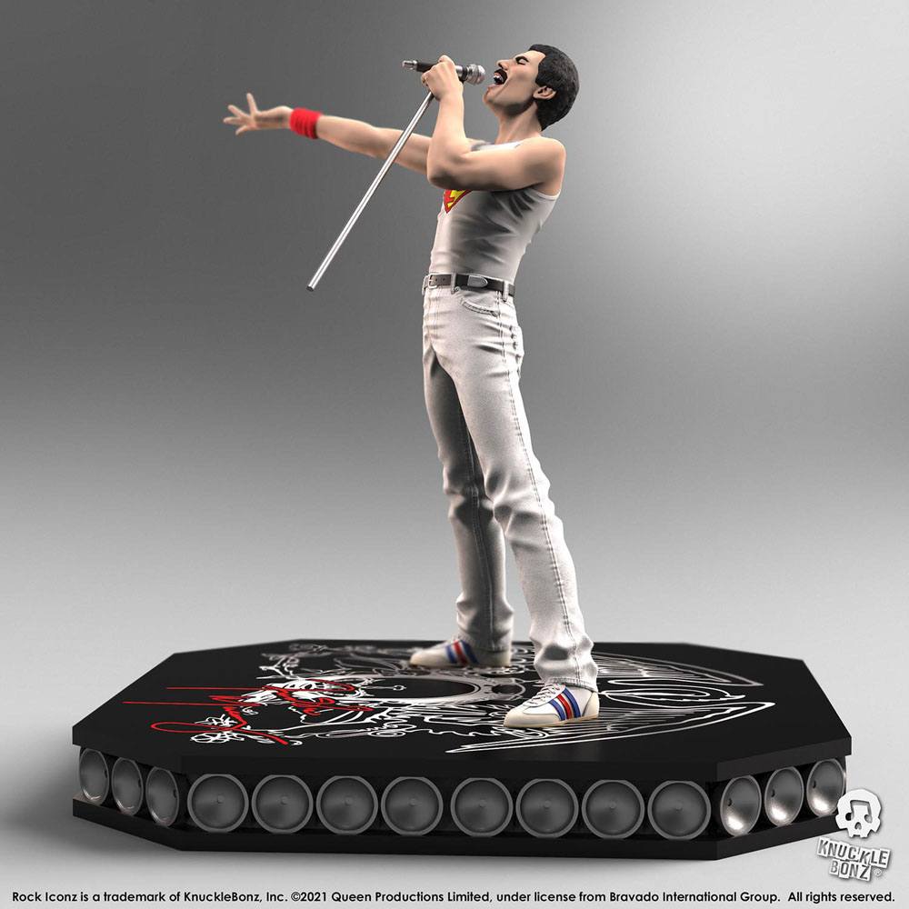 Queen Rock Iconz Statue Freddie Mercury Limited Edition 23 cm Knucklebonz