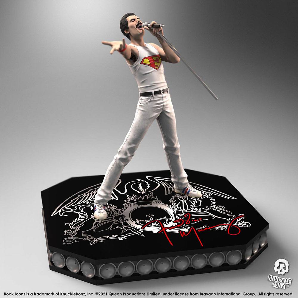 Queen Rock Iconz Statue Freddie Mercury Limited Edition 23 cm Knucklebonz