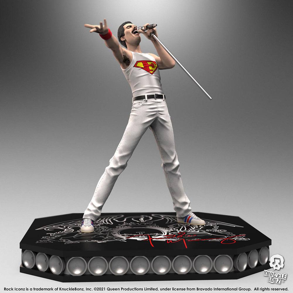 Queen Rock Iconz Statue Freddie Mercury Limited Edition 23 cm Knucklebonz