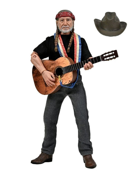 Willie Nelson 18cm Actionfigur von NECA mit Gitarre in der Hand