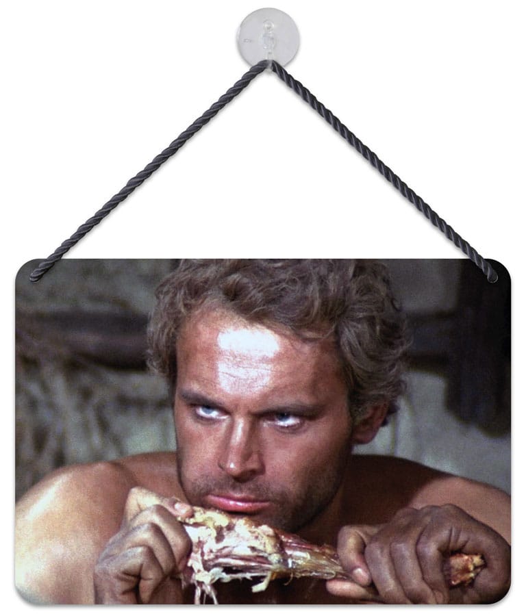 Terence Hill Terence Hühnchen Blechschild von Blechwaren Fabrik zum kaufen als Deko