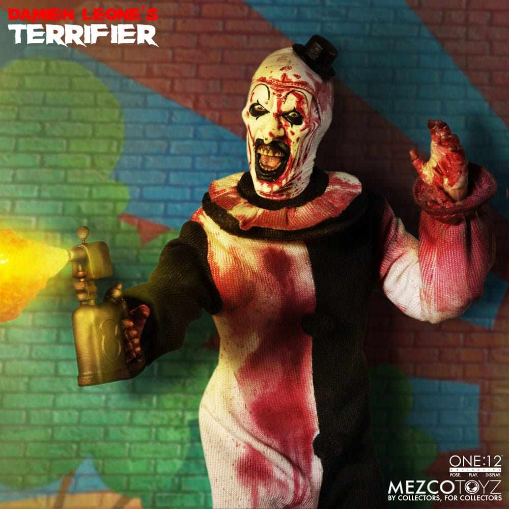 Terrifier - Art the Clown Deluxe Edition 17 cm 1/12 Actionfigur von Mezco Toyz für Sammler und Horrorfans - 4