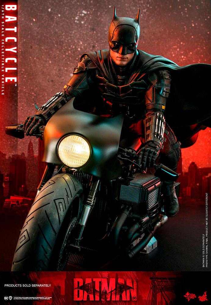 The Batman Batcycle 42 cm 1/6 MMS642 Actionfigur von Hot Toys 12