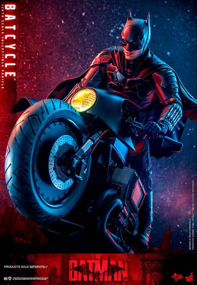 The Batman Batcycle 42 cm 1/6 MMS642 Actionfigur von Hot Toys 13