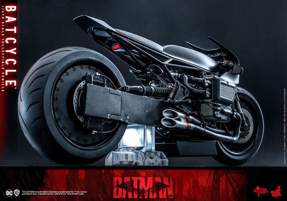 The Batman Batcycle 42 cm 1/6 MMS642 Actionfigur von Hot Toys 16