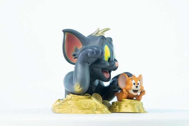 Tom and Jerry: Mini Maneki-Neko Lights Off Version Büste