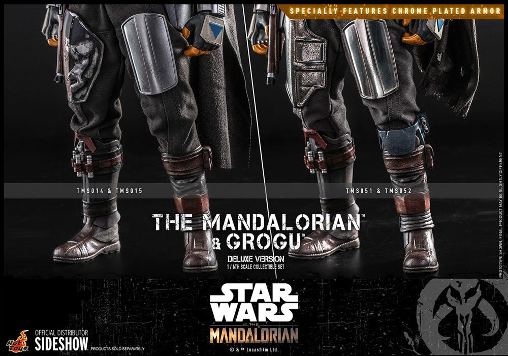 The Mandalorian & Grogu Deluxe Version TMS052 Star Wars 1/6 Actionfigur