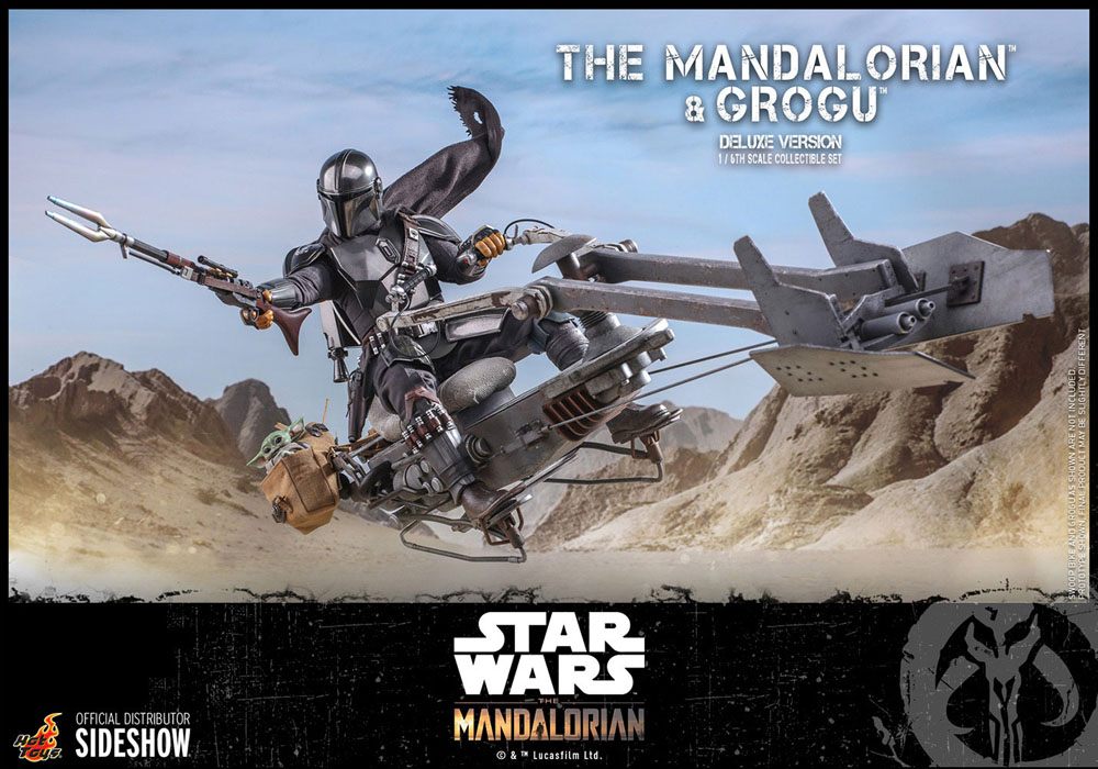 The Mandalorian & Grogu Deluxe Version TMS052 Star Wars 1/6 Actionfigur