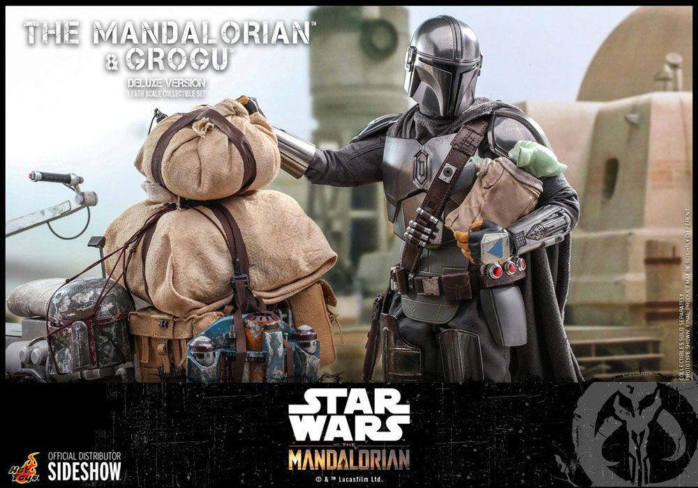 The Mandalorian & Grogu Deluxe Version TMS052 Star Wars 1/6 Actionfigur