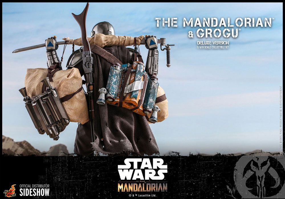 The Mandalorian & Grogu Deluxe Version TMS052 Star Wars 1/6 Actionfigur