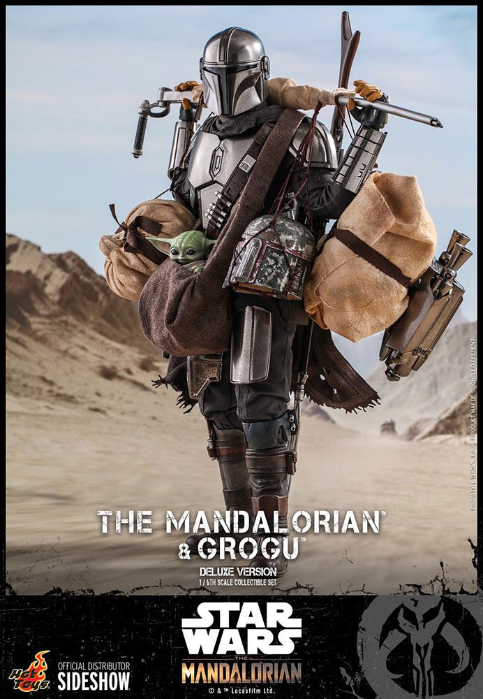 The Mandalorian & Grogu Deluxe Version TMS052 Star Wars 1/6 Actionfigur