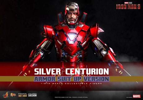 Iron Man 3 Silver Centurion Diecast MMS618 D43 1/6 Actionfigur